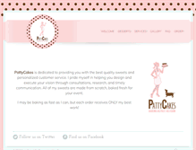 Tablet Screenshot of pattycakesmia.com